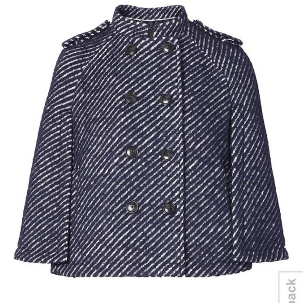 NWT Banana Republic New Wool-blend Poncho/Cape Siza: SMALL/TALL